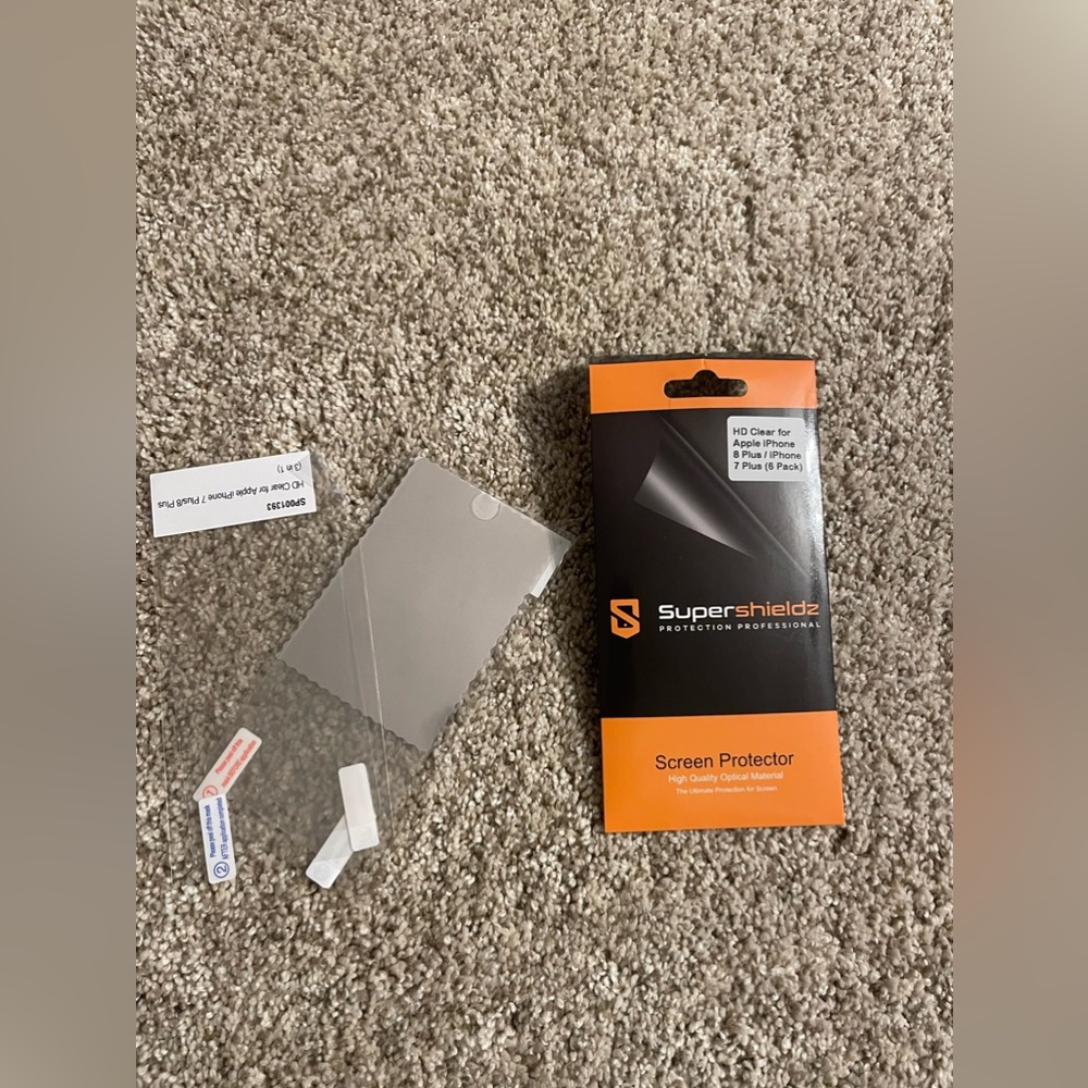 HD Clear for Apple iPhone 8 Plus iPhone 7 Plus Supershieldz Screen Protector set